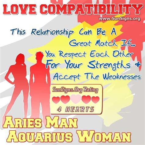 aries man and aquarius woman compatibility|aries female aquarius male compatibility.